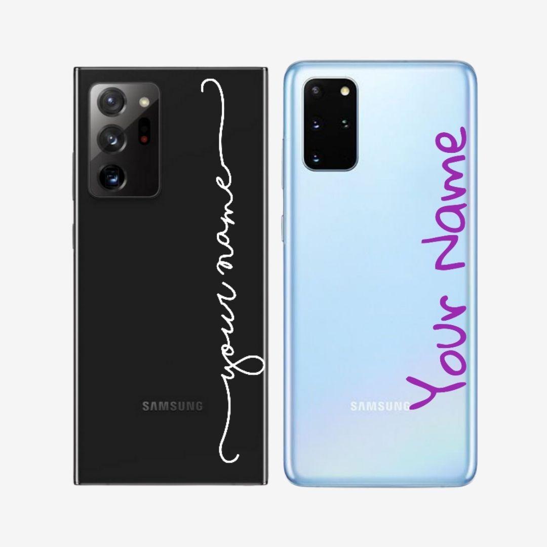 Custom Designer Name Case for Samsung Phones
