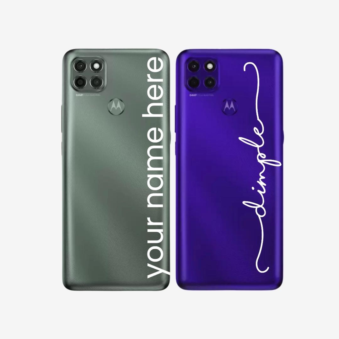 Custom Text iQOO Clear Name Case
