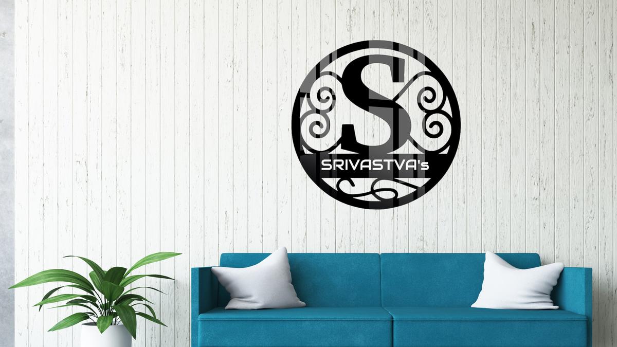 Acrylic Monogram Nameplate