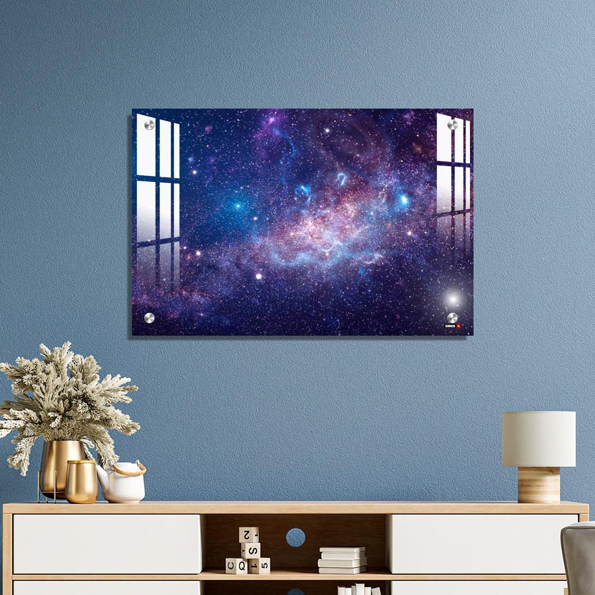 OMGs Acrylic Wall Decor - Background of Galaxy and Stars
