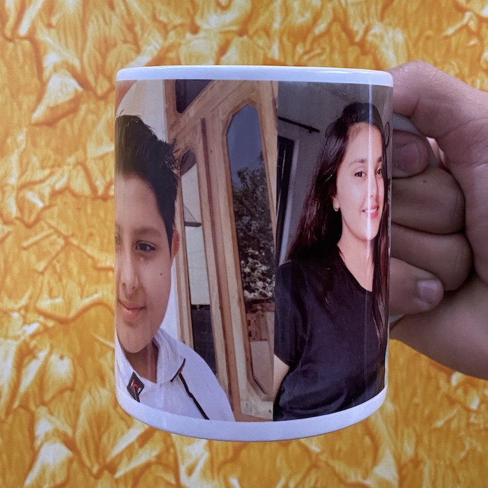 personalized photo mug