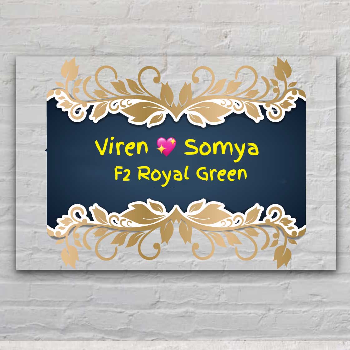 Artistic Acrylic Designer Name Plate – OMGs