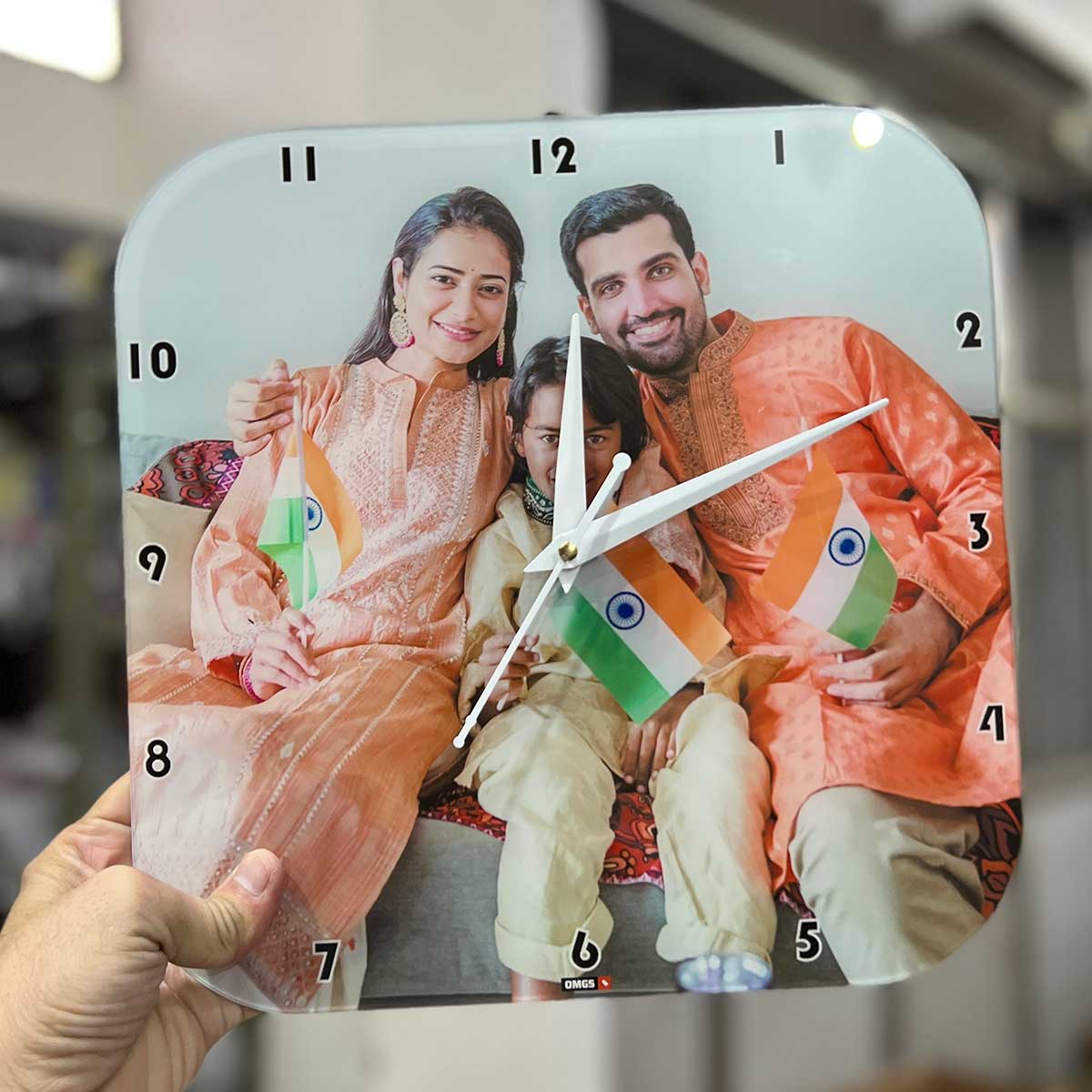 Customised Premium Acrylic Wall Clock OMGs