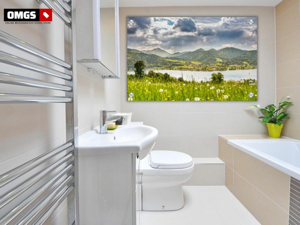 Beautiful scenery for your bathroom decoration