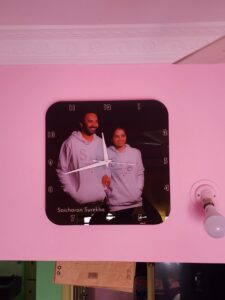 Customised Premium OMGs Acrylic Wall Clock 2.0 photo review